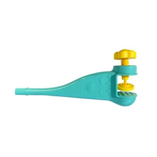 Haunger kolotoč nad postieľku s projektorom Space Travel modrý