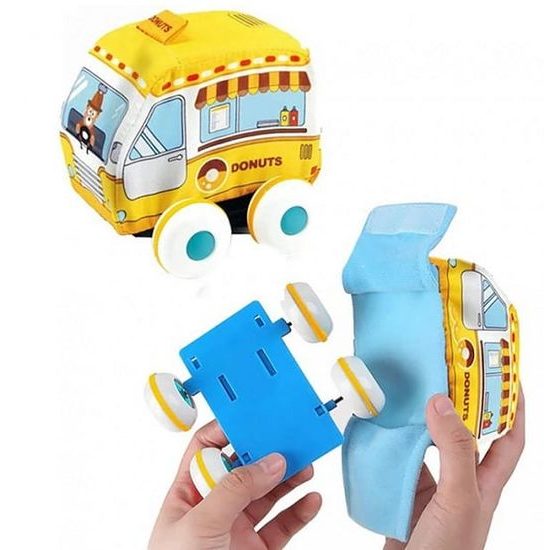 Haunger měkká autíčka s podložkou a setrvačníkem Soft Vehicle