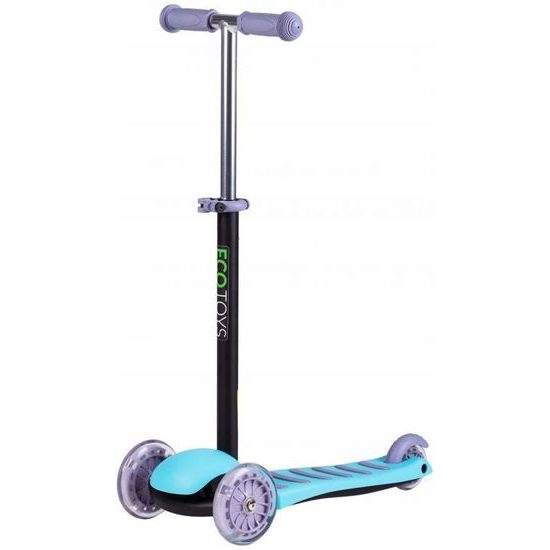 ECOTOYS balanční koloběžka modrá se svítícími koly