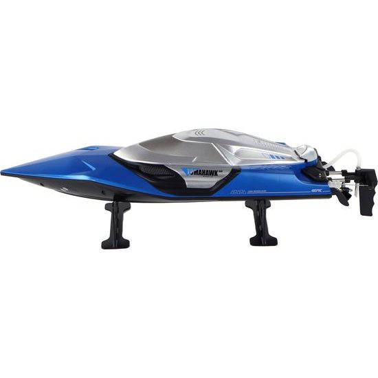 Motorový člun na dálkové ovládání 30 km/h modrý