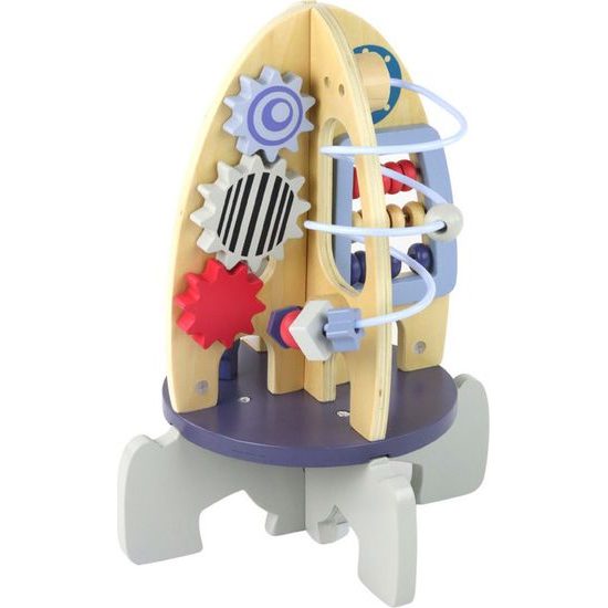 Dřevěná vzdělávací raketa