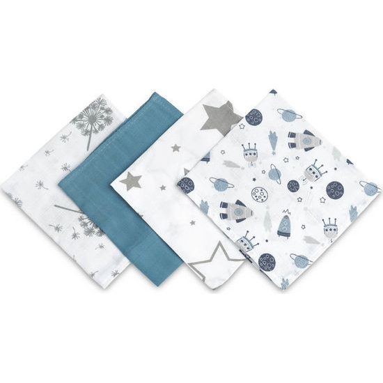 Mušelínové pleny Sensillo, 4ks