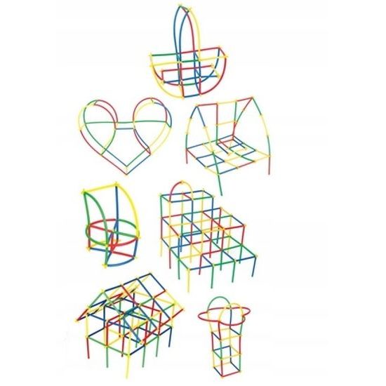 Kreativní stavebnice ze slámek Straws Blocks 700 dílků