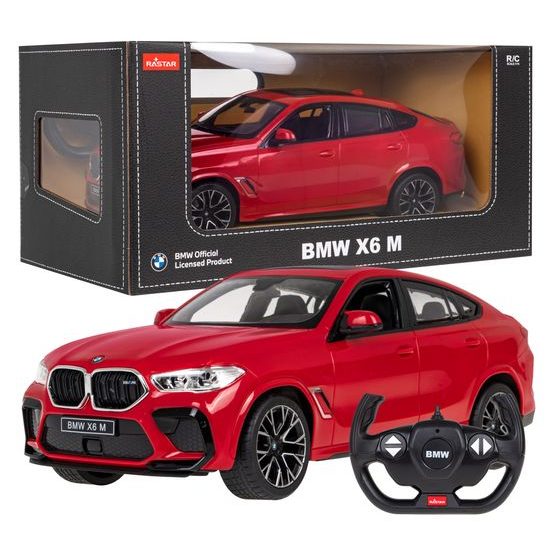 Rastar auto na dálkové ovládání BMW X6 M 1:14 červené