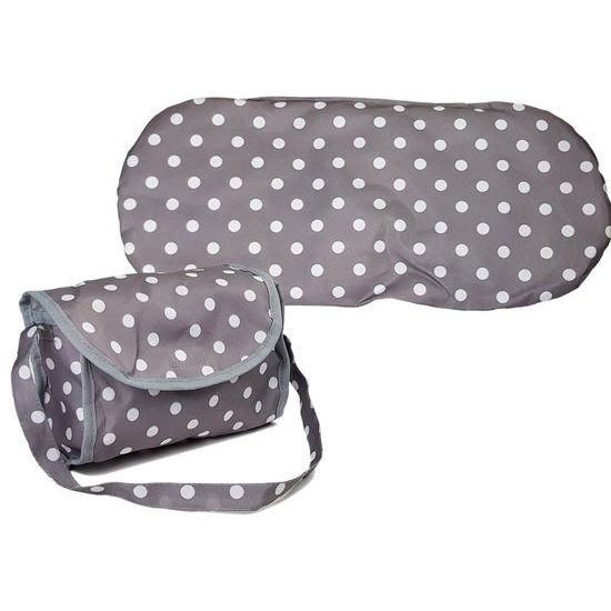 Alice kombinovaný kočárek pro panenky 3v1 - 9662M šedo-růžový