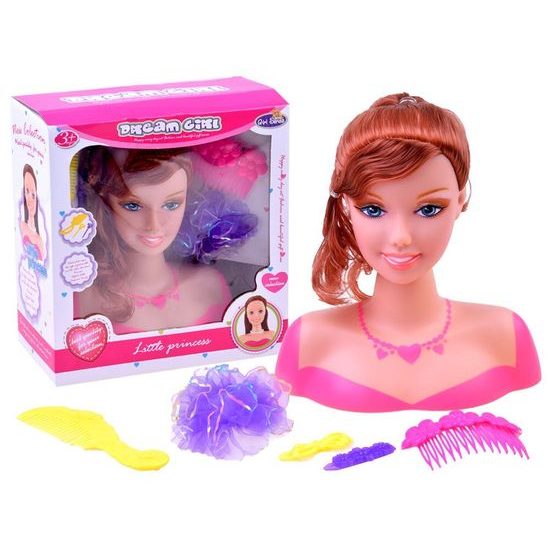 Česací hlava pro holčičky Little Princess