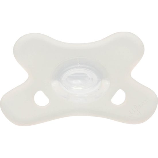 CANPOL babies Dudlík 100% silikonový symetrický 0-6m 1ks bílý