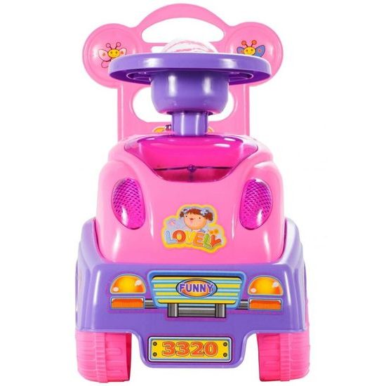 Dětské mini odrážedlo s melodiemi Cartoon Car