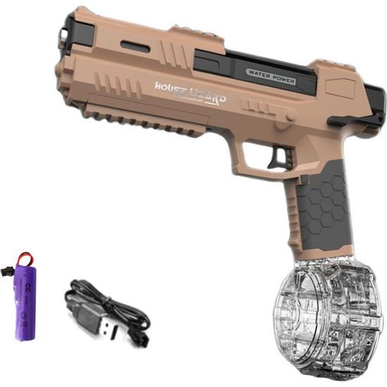 Automatická vodní pistole hnědá