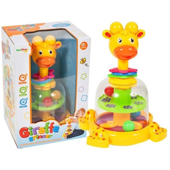 Rotující hračka pro nejmenší Giraffe Spinner