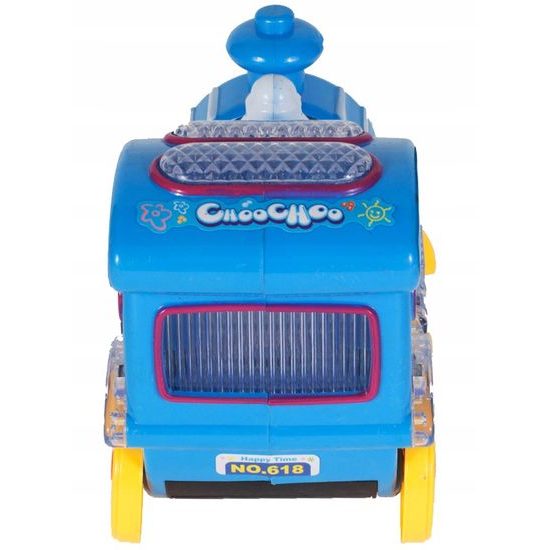 Multifunkční lokomotiva se světlem a zvukem ChoChoo Loco modrá