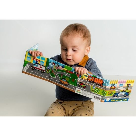 Knížka Leporelo - Moje první auta