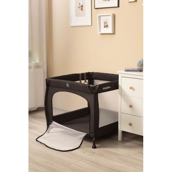 Dětská skládací ohrádka Quadra black