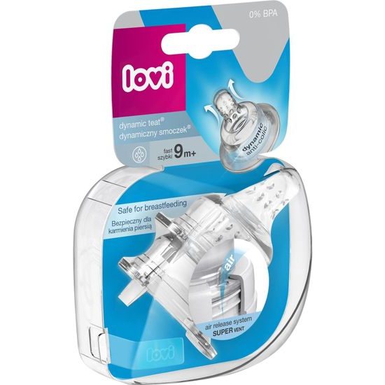 LOVI 18/752 Dynamická savička na krmení Quick 2 ks.