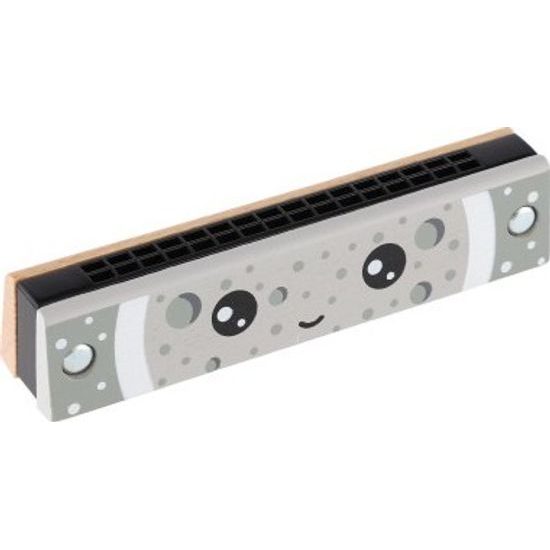 Harmonika dřevěná - mix 4 barvy