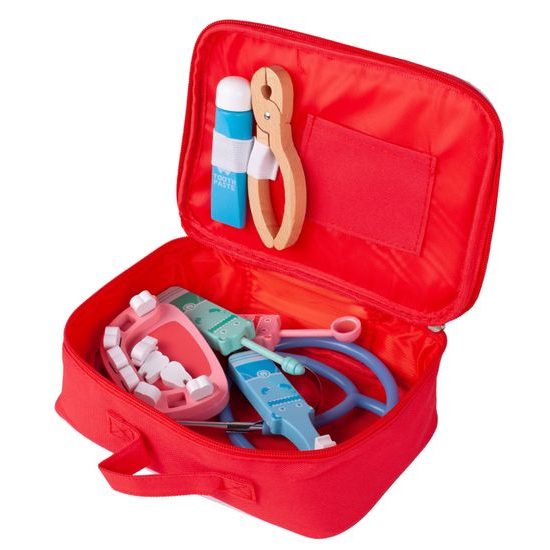 Dřevěná souprava Malý zubař 8 součástí