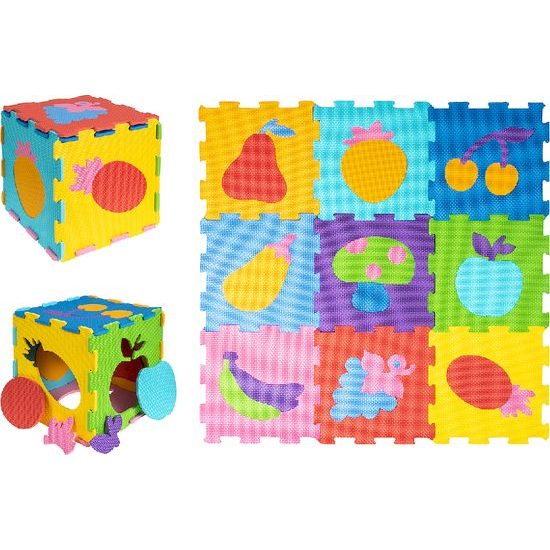 SMILY PLAY Dětské pěnové puzzle, podložka Ovoce