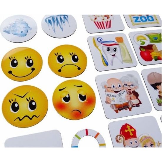 Kalendář magnetický - Školka 114ks magnetek