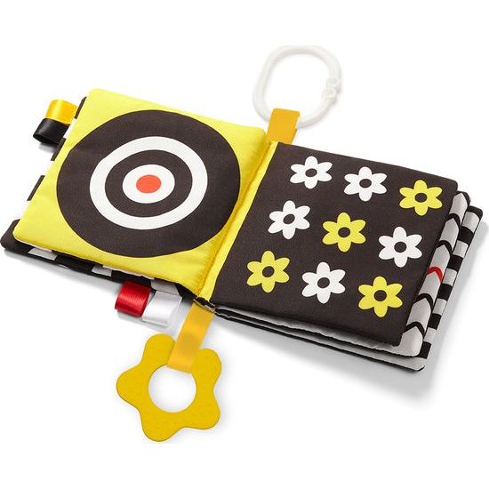 BabyOno měkká senzorická knížka My Contrast book