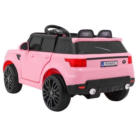 Dětské elektrické autíčko Land Rapid Racer růžové