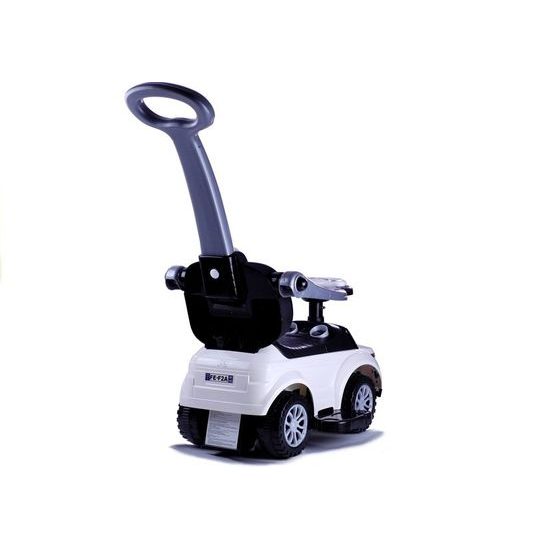 Odrážedlo Range Rover s vodící tyčí 3v1 bílé