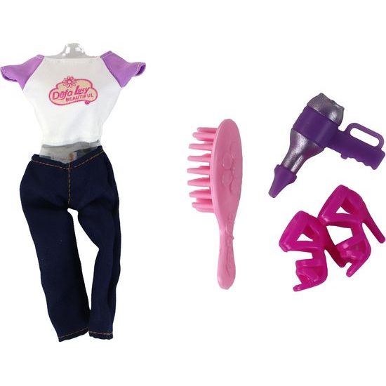 Těhotná panenka Lucy s dcerou a doplňky