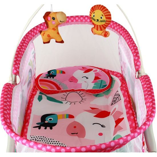 Multifunkční kolébka 2v1 růžová