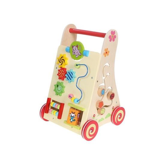 Ecotoys dětské dřevěné chodítko