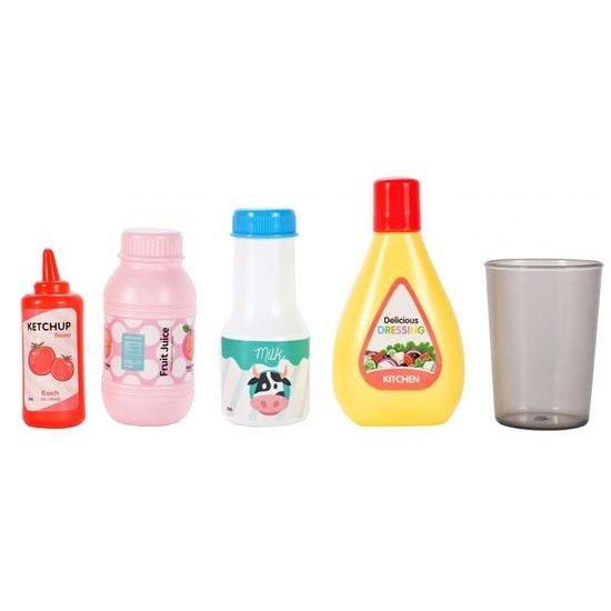 Detská kuchynka so zvukmi a parou Home Kitchen - ružová