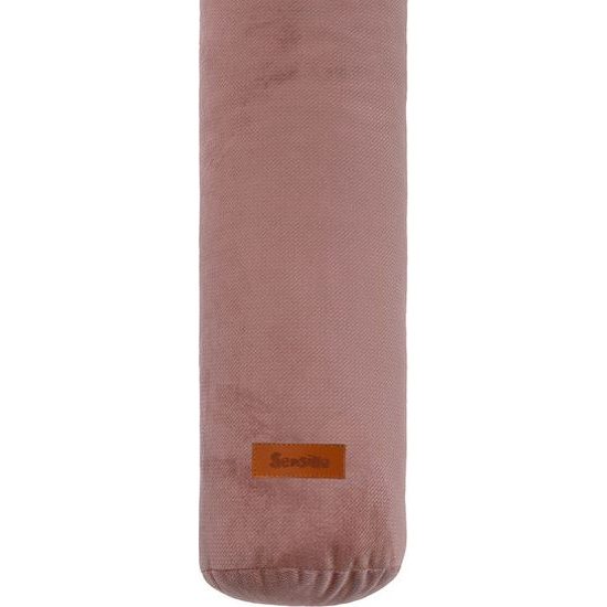 Ochranný mantinel do postýlky - váleček tmavě růžová