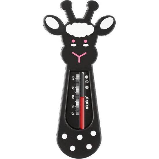 Dětský teploměr do vaničky Akuku Ovečka černá