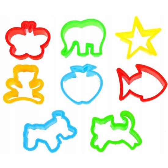 Modelovací plastelína pro děti s 16 formičkami 4 barvy Creative Doh