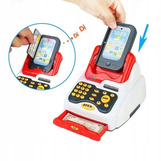 Doris moderní dětská pokladna s terminálem Cash Register