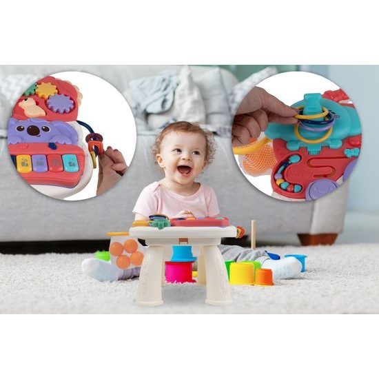 Edukační stoleček s piankem a zvuky 2v1 Koala