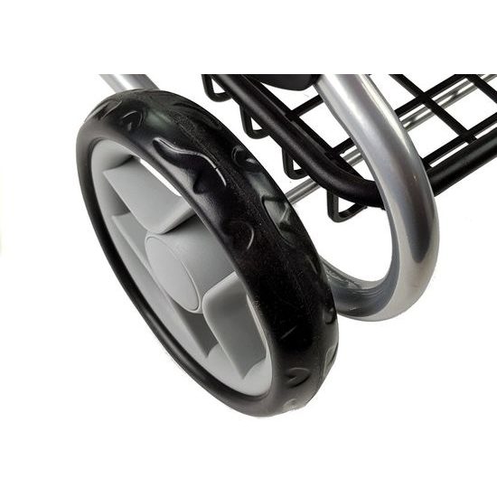 Alice kočárek pro panenky kombinovaný 9346W černá