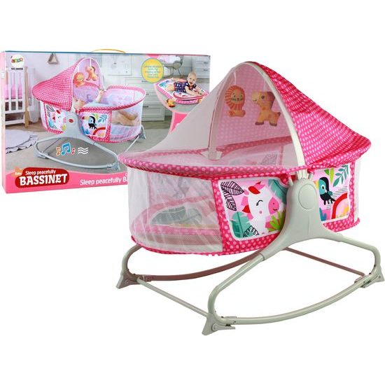 Multifunkční kolébka 2v1 růžová