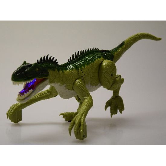 Interaktivní chodící Dinosaurus na dálkové ovládání - zelený
