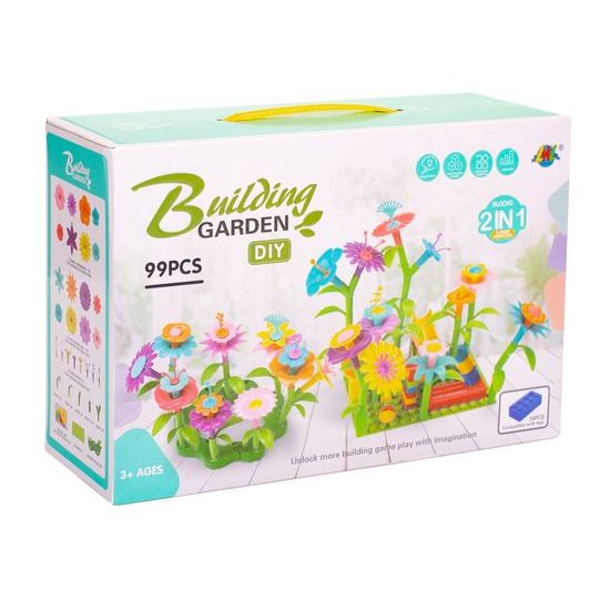 Doris dětská stavebnice zahrádka s dráhou 99 dílků Garden Building