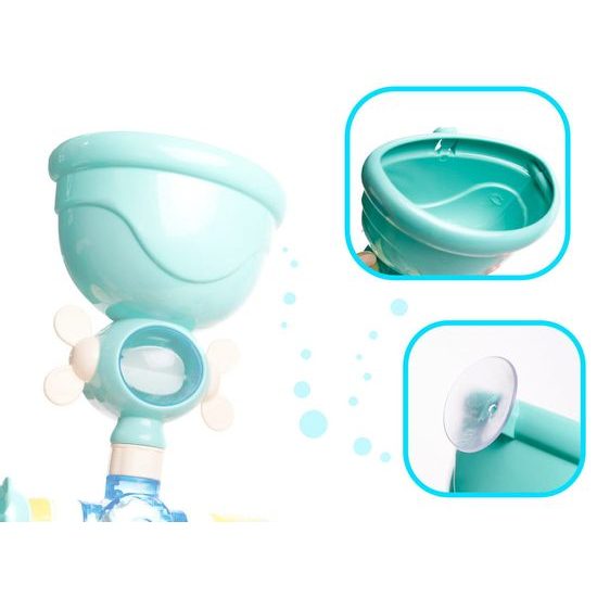 Delfínek s krabem a kolovrátkem pro děti do vany Tubs Dolphin