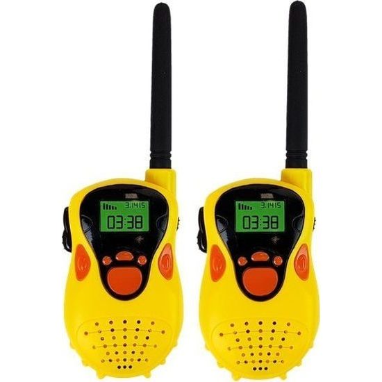 Vysílačky pro děti s dosahem 100 m žluté