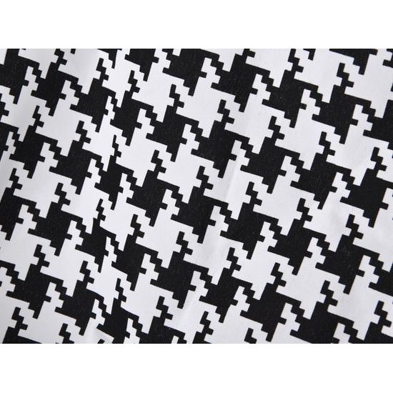 Golfový kočárek pro panenky Alice černo-bílý