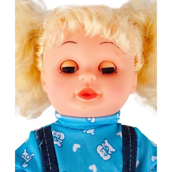 Mluvící panenka s oblečením a pejskem My Baby 32 cm