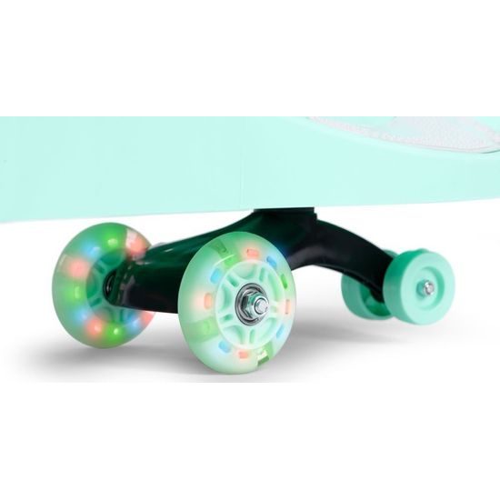 Ecotoys gravitační odrážedlo se svítícími koly Spinner - zelené