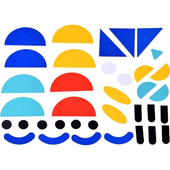 Dřevěné puzzle Montessori Tangram