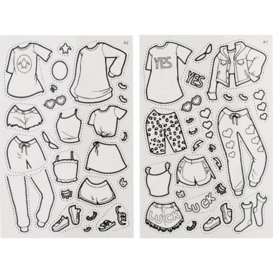 Kreativní sada - módní návrhářka kouzlení fóliovými obrázky