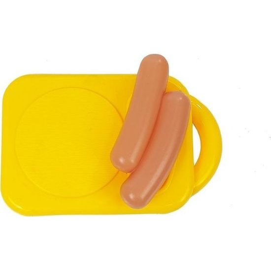 Sada plastového nádobí žluto-modré