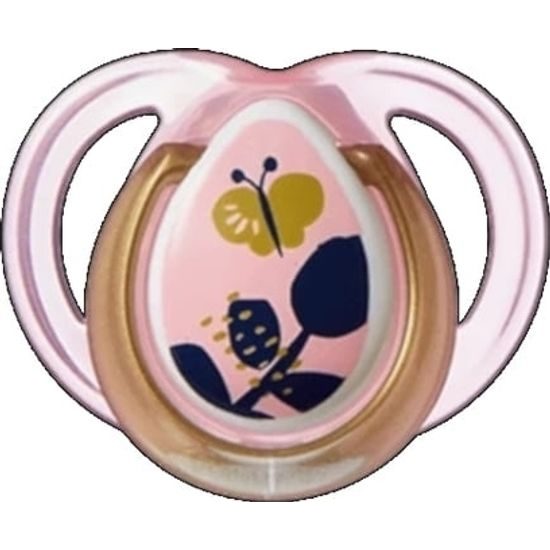 TOMMEE TIPPEE Šidítko C2N silikon Moda 0-6m, růžové