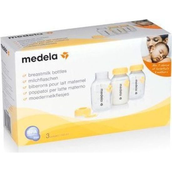 Medela Plastové lahvičky bez dudlíku 150 ml - 3ks