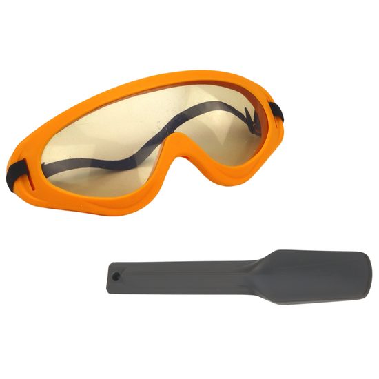 Dětské sbíjecí kladivo na baterie s ochrannými brýlemi Power Tools