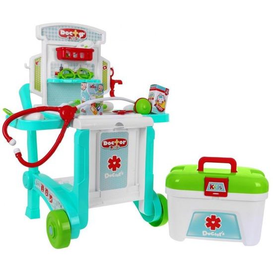 Majlo Toys dětský lékařský vozík 3v1 Little Doctor